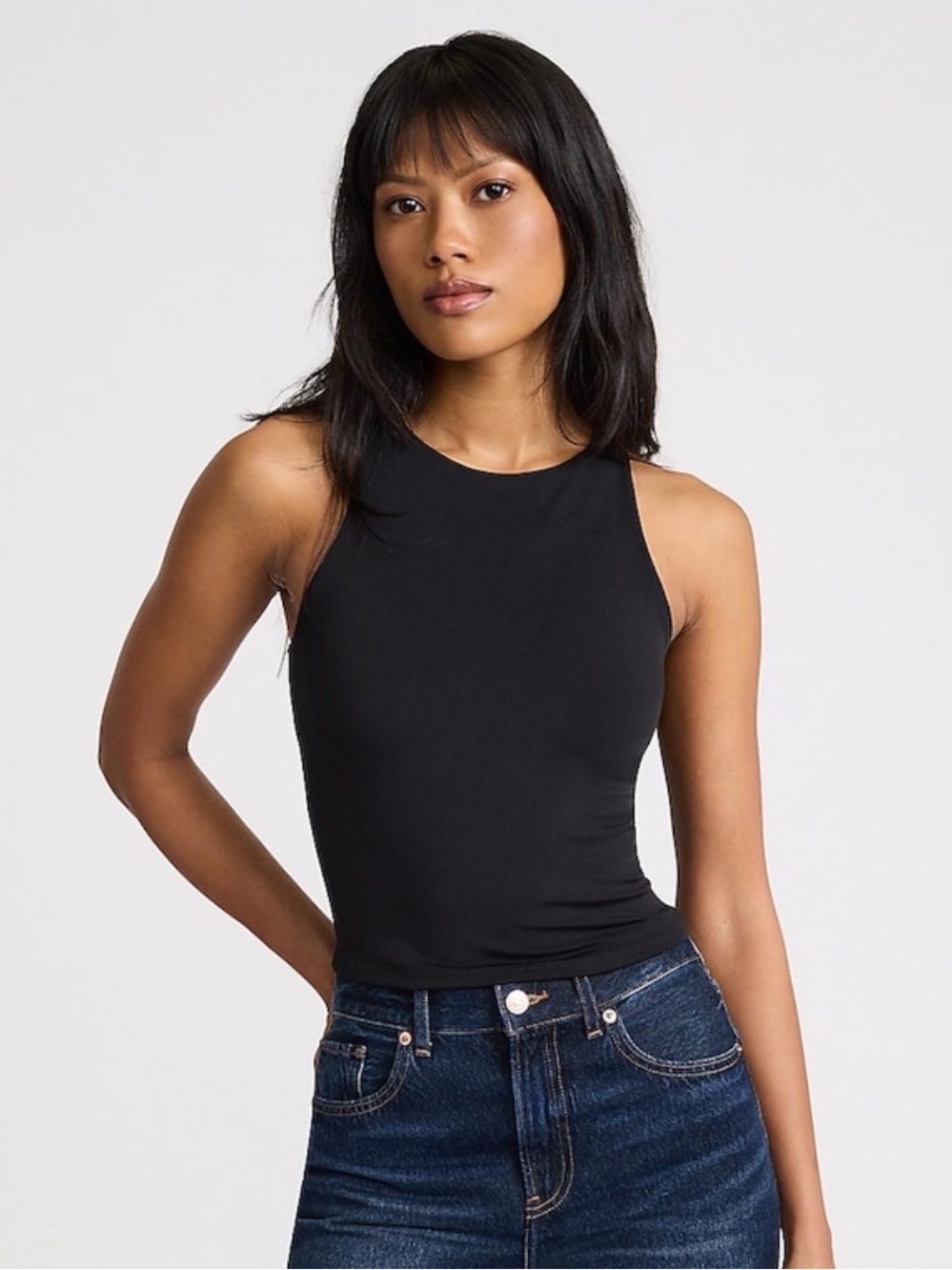 Body Contour High Compression High
Neck Cropped Tank - Picture 2 of 5